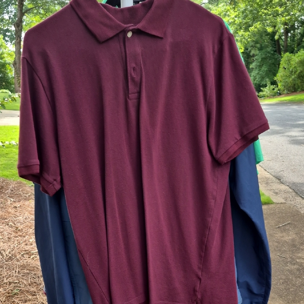 GAP Red Polo Shirt Classic Athletic Style